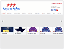 Tablet Screenshot of americanallstar.com